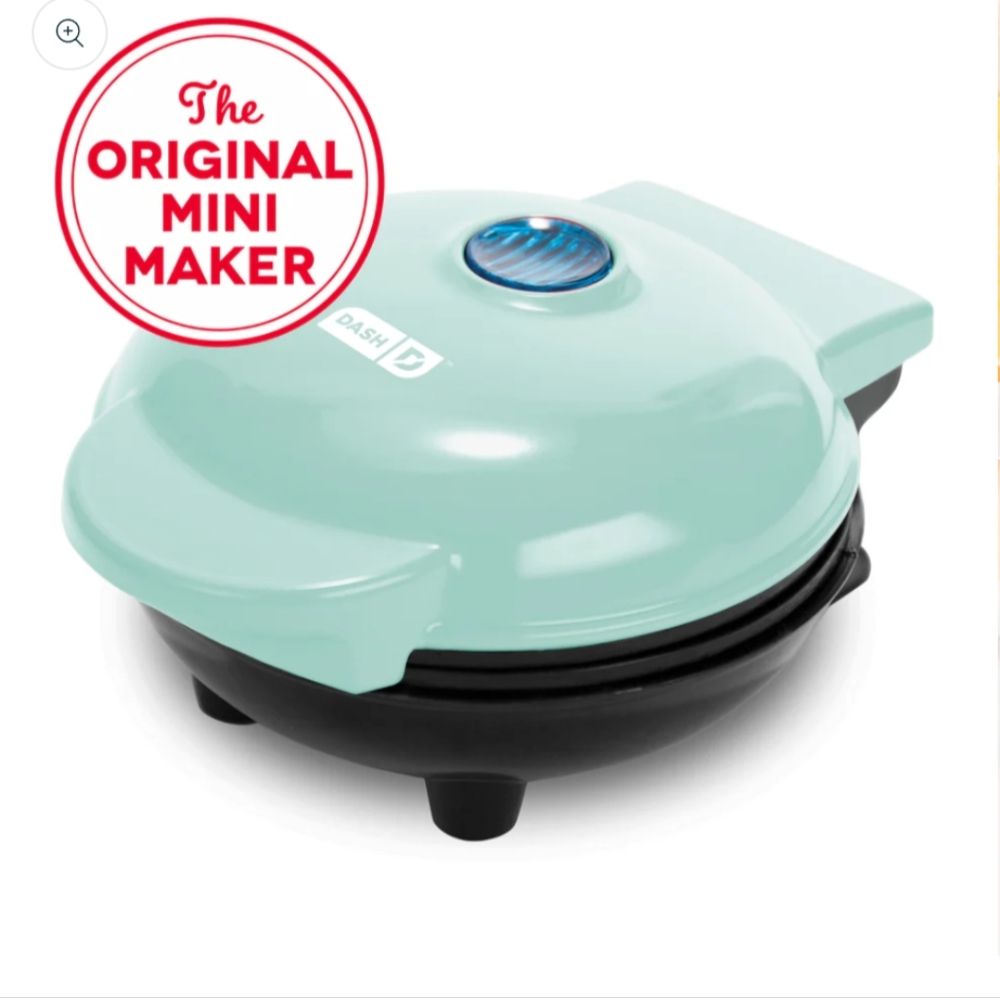 Dash Mini Maker Portable Grill Machine + Panini Press Gourmet Burgers Sandwich +